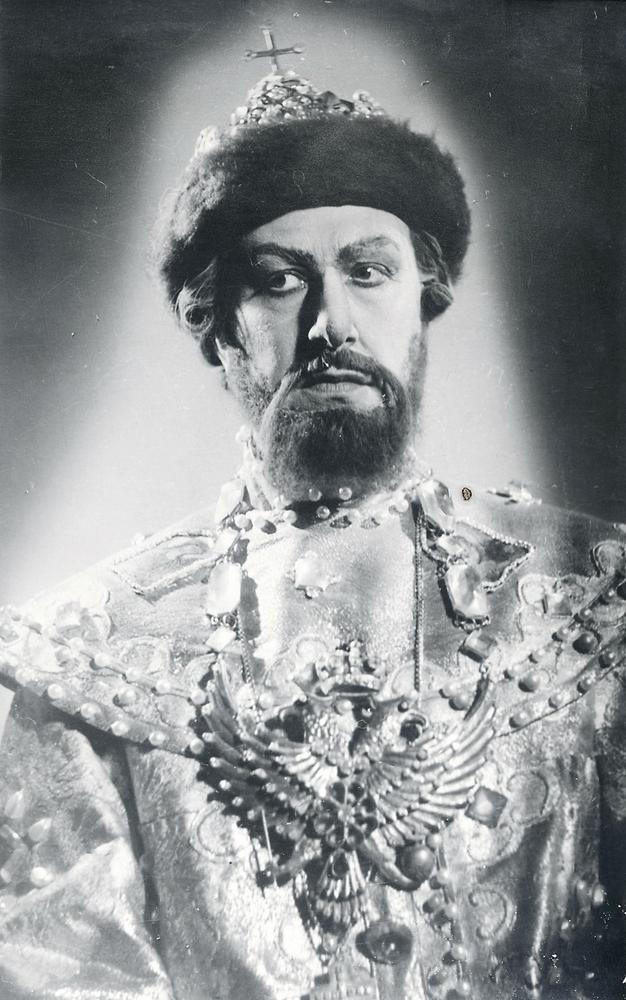 1965 год, заслуженный артист РСФСР Валентин Гриченко - Борис в опере Борис Годунов