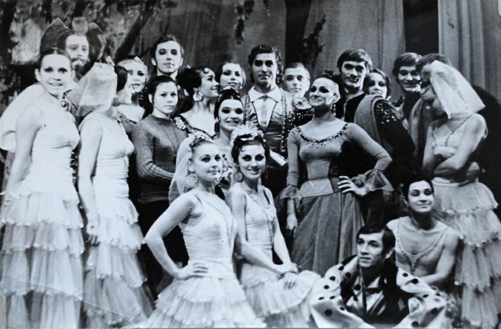 1971 год, артисты балета в спектакле Дон Кихот
