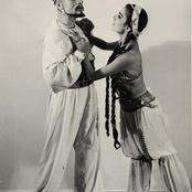 1956 год, народная артистка СССР Адырхаева Светлана - Зарема в балете Бахчисарайский фонтан