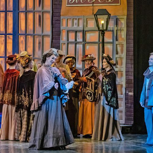 Премьера возобновленной версии оперы Дж. Пуччини "Богема". 16 января. Фото Андрея Голубева