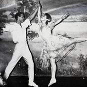 Архив, 1964 год,Клара Малышева и Владимир Постников - участники концерта в день открытия Клуба друзей театра оперы и балета в школе 84